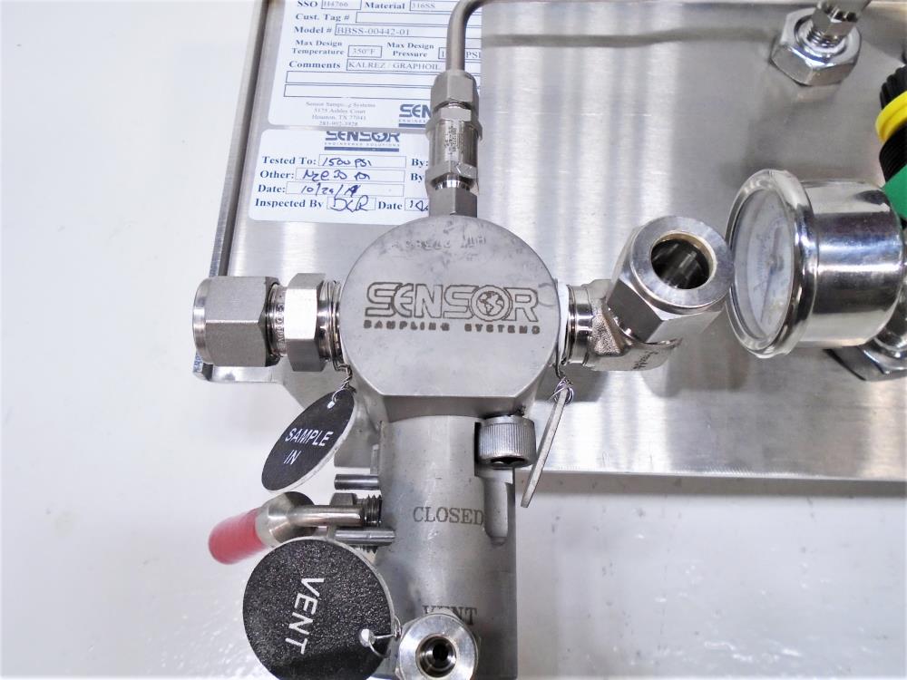 Sensor Sampling Systems Basic Bottle Sampling System BBSS-00442-01, Stainless